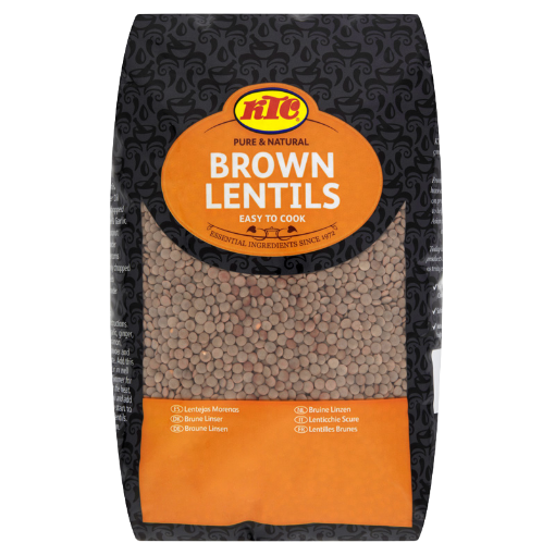 Bild von KTC Brown Lentils Masoor Sabut 2Kg