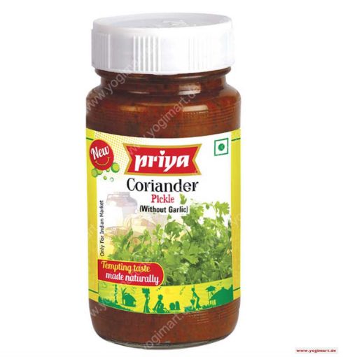 Bild von Priya Coriander Pickle 300g (Without Garlic)