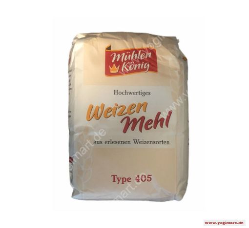 Bild von Mühlen König Weizen Mehl Type 405 (wheat flour) 1kg